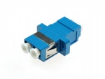 LC SM Duplex SC Foot  Plastic Fiber Optic Adapter