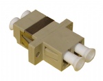 LC MM Duplex SC Foot  Plastic Fiber Optic Adapter