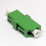 LC APC SM Sinplex Plastic Fiber Optic Adapter
